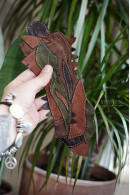 OOAK leather bracelet
