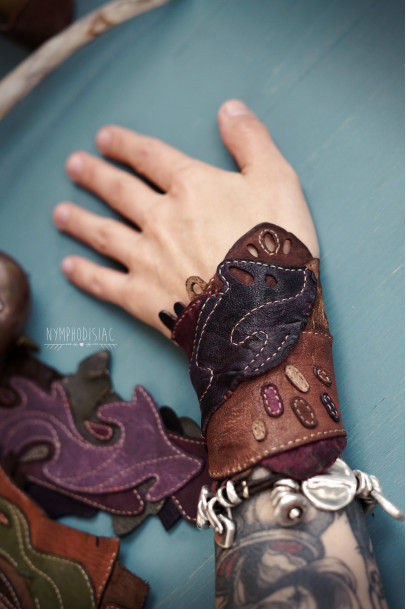 OOAK leather bracelet OOAK leather bracelet