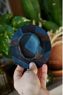 Minifee Patchy Leather Hat Minifee Patchy Leather Hat
