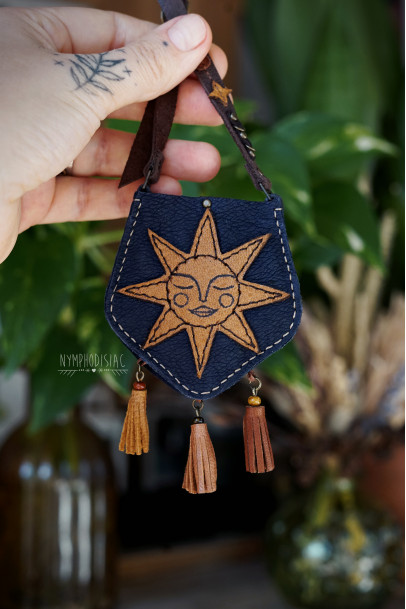 1/4  doll purse bag - SUN