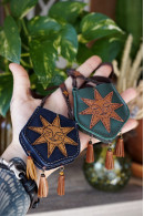 1/4  doll purse bag - SUN