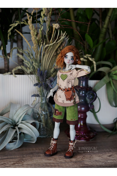 Forester Apprentice Outfit for Somni and similar 1/6 dolls
