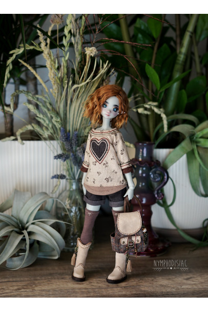 Beige & Brown Tourist Outfit for Somni and similar 1/6 dolls Beige & Brown Tourist Outfit for Somni and similar 1/6 dolls