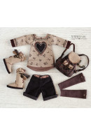 Beige & Brown Tourist Outfit for Somni and similar 1/6 dolls Beige & Brown Tourist Outfit for Somni and similar 1/6 dolls
