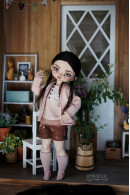 Teacup Marionette Pink+Brown Outfit