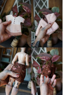 Teacup Marionette Pink+Brown Outfit