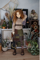 Patchwork Forever Minifee Outfit -Green Patchwork Forever Minifee Outfit -Green