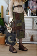 Patchwork Forever Minifee Outfit -Green Patchwork Forever Minifee Outfit -Green