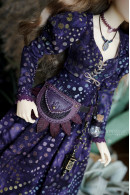 Purple Flower Witch Minifee Outfit Purple Flower Witch Minifee Outfit