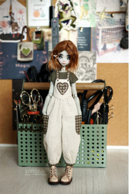 Garden Outfit for Somni and similar 1/6 dolls