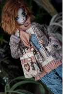 Teal and Beige Outfit 1/6 