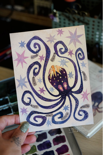 Original watercolor painting