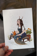 Original watercolor painting
