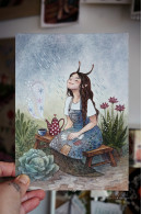 Original watercolor painting