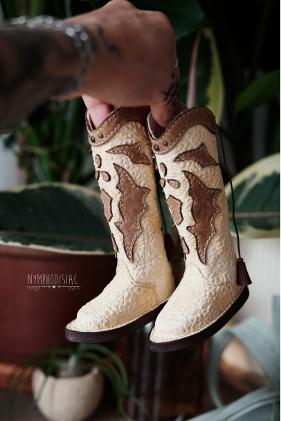 Cowgirl boots 1/3 SD BJD / Smart Doll 6.7-7 cm Cowgirl boots 1/3 SD BJD / Smart Doll 6.7-7 cm